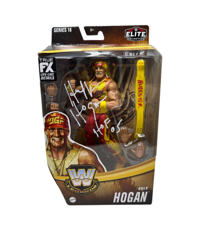 Signed WWE Elite Collection Series 18 Legends Hulk Hogan Action Figure