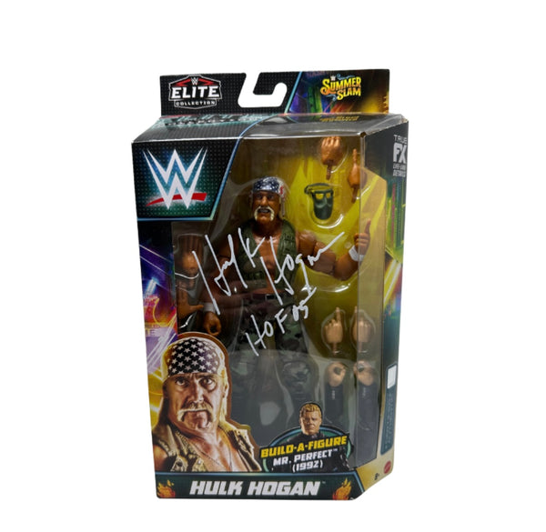 Signed WWE Elite Collection Summer Slam Edition Hulk Hogan