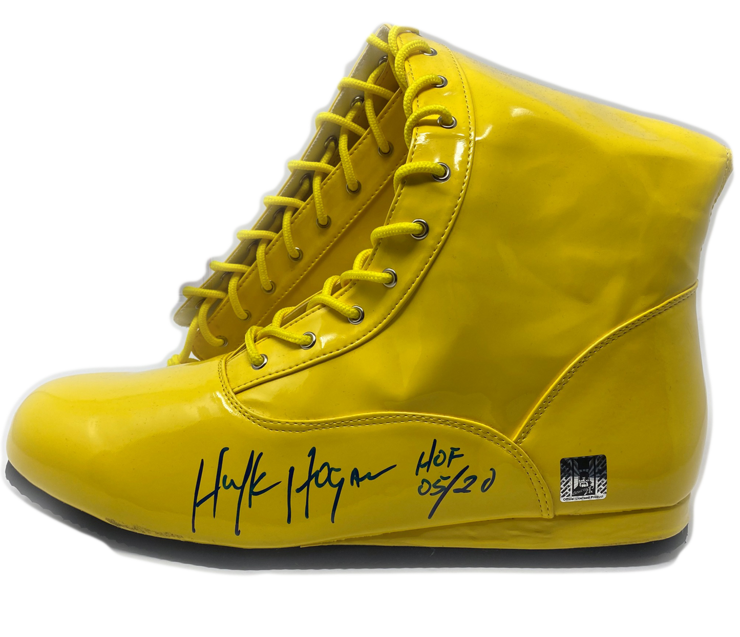 Signed wrestling boot
