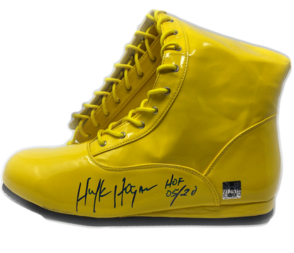 Signed wrestling boot