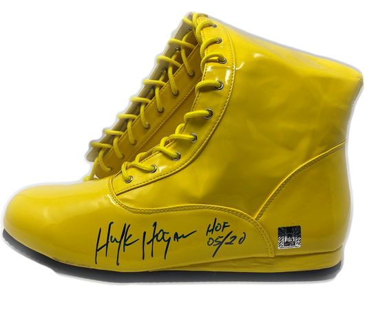 Signed wrestling boot