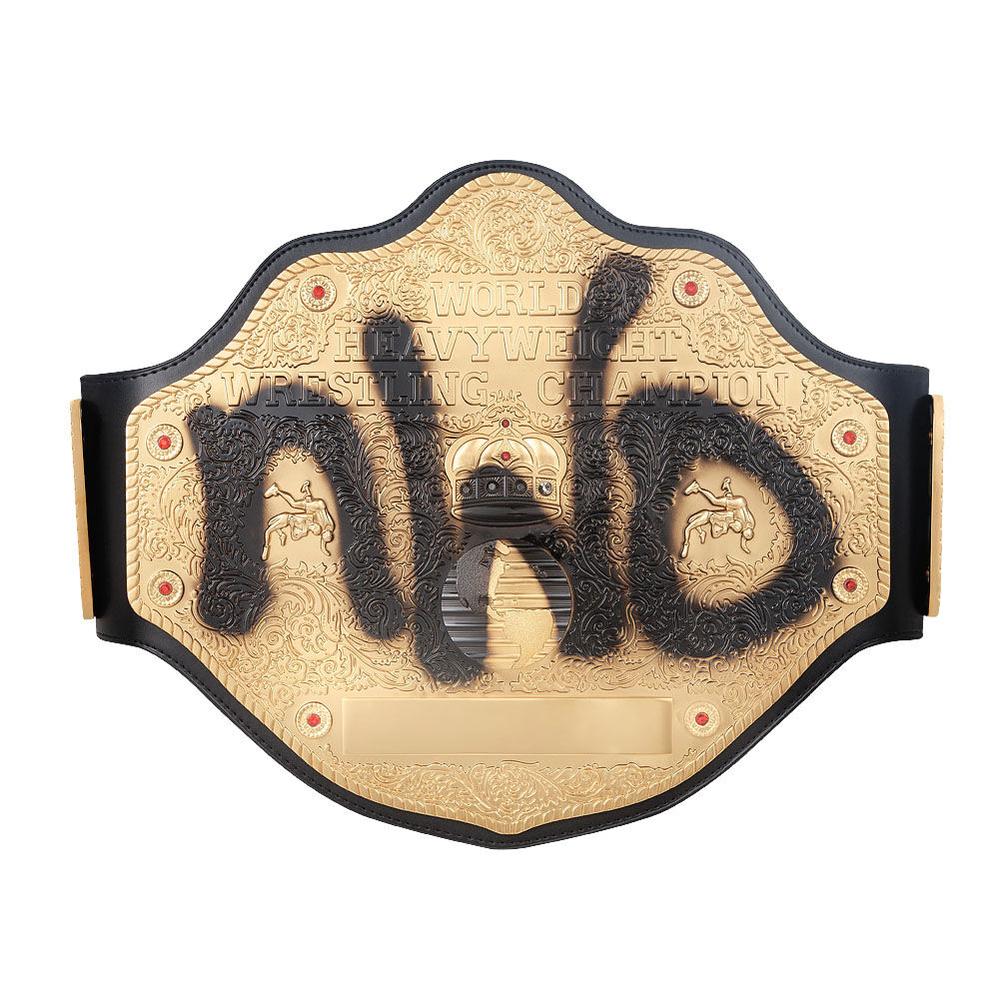 Nwo Title belt Autographed By Sting & Hogan