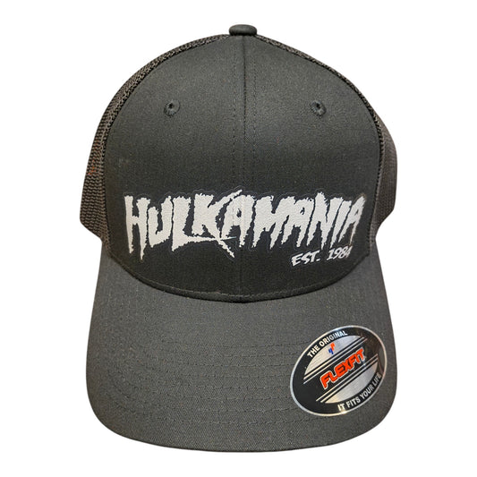 Black Hulkamania Flex Fit Hat