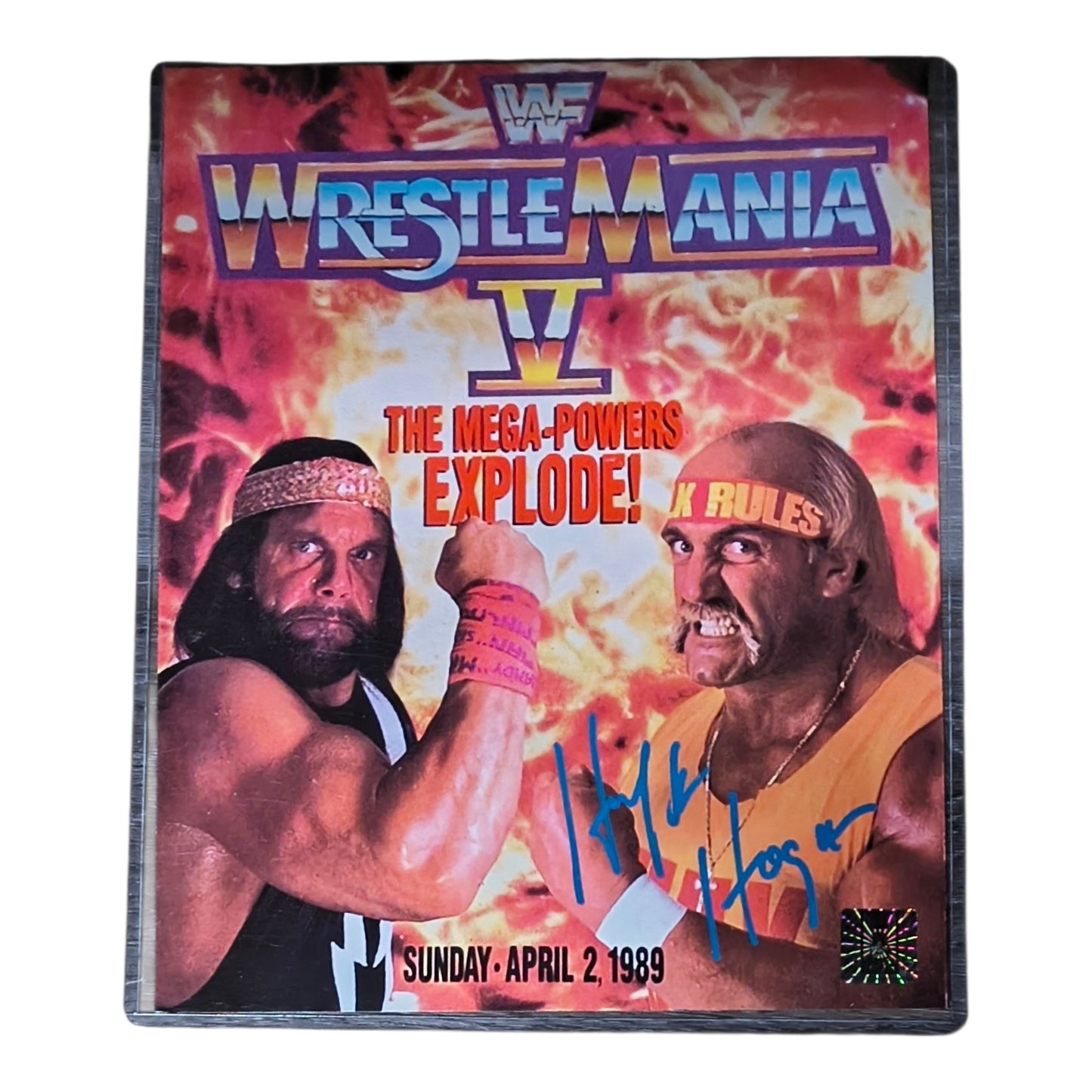 WrestleMania V Signed 8x10 Photo