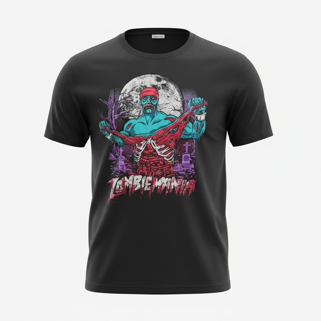 Zombiemania Adult T-Shirt – Hulk Hogan's Wrestling Shop
