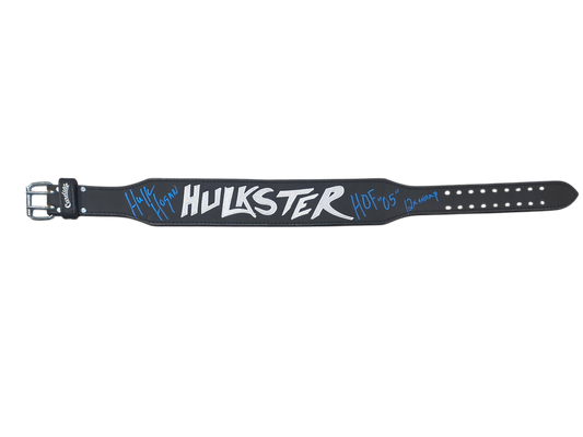 Black Hulkster Cardillo Weight Belt Signed