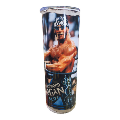 Hollywood Hogan 4 Life 20oz Skinny Aluminum Tumbler