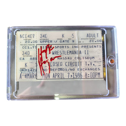 Consignment SR - Original WrestleMania II Ticket Signed