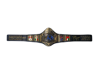 Signed 1986 Replica Title Belt
