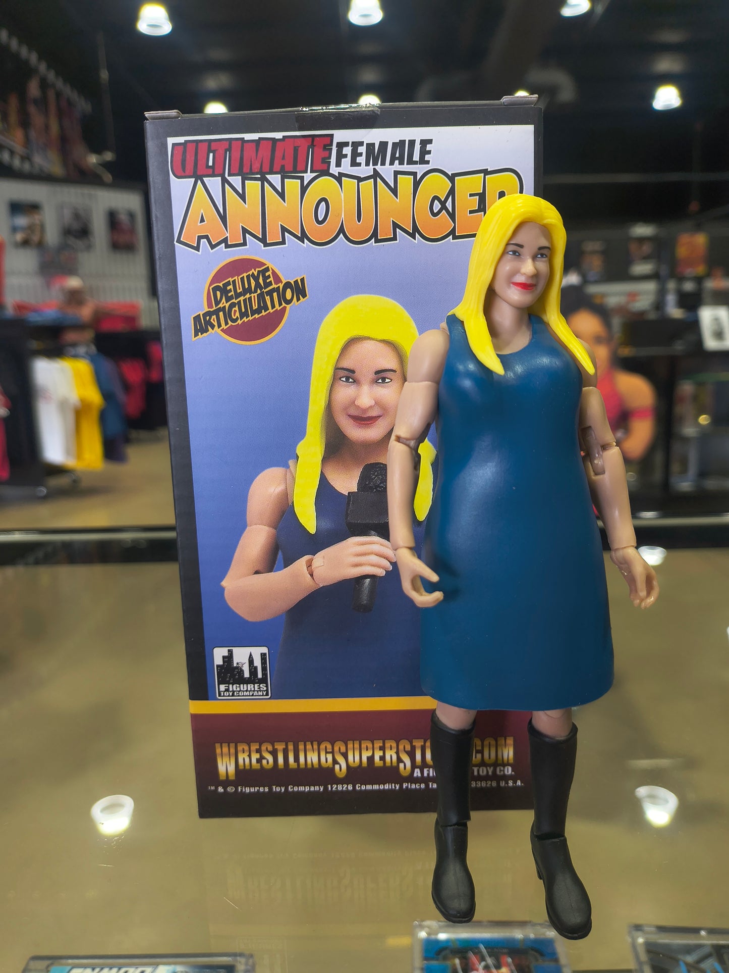 Ultimate Female Announcer Action Figure