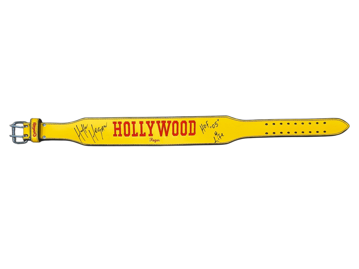 Yellow Hollywood Cardillo Weight Belt Signed