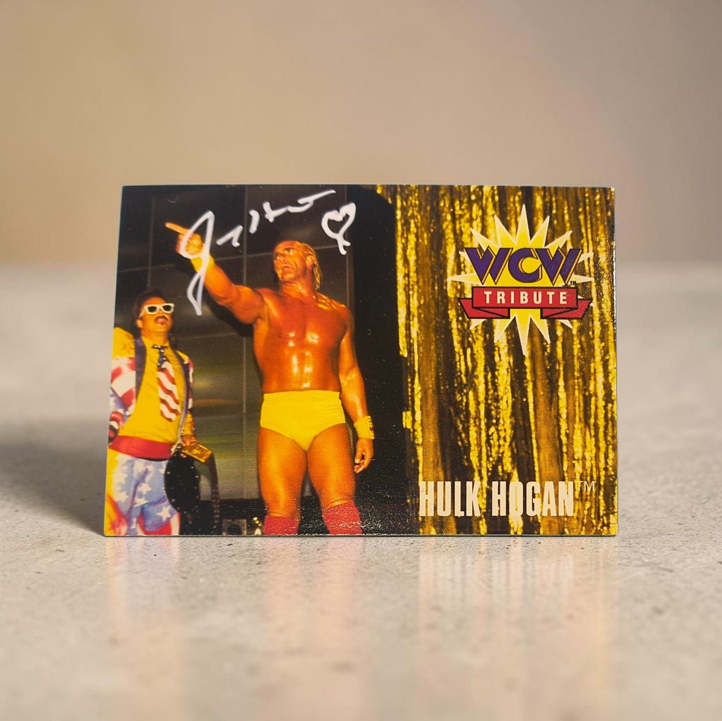 Signed Jimmy Hart WCW Tribute #85 Trading Card