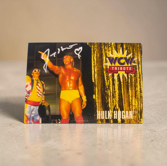 Signed Jimmy Hart WCW Tribute #85 Trading Card
