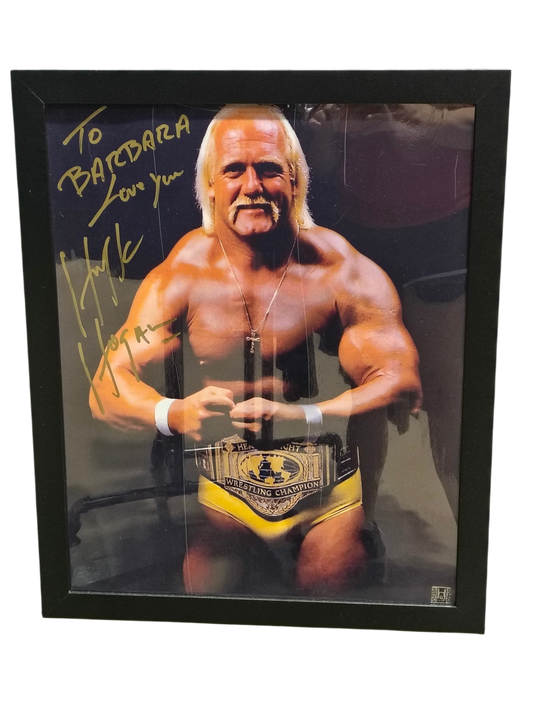 To Barbara Hulk Hogan Signed 16x20 Poster