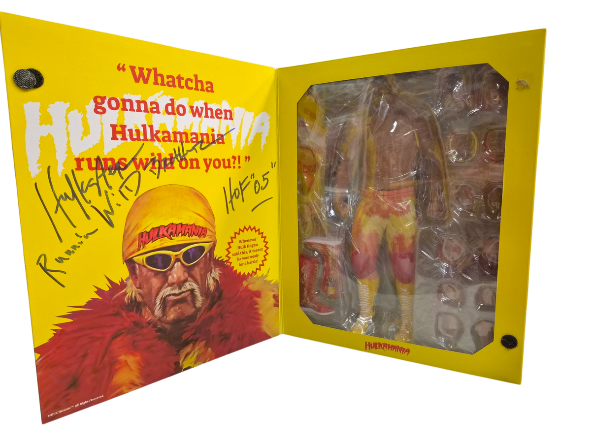 Signed 1:6 Scale Hulk Hogan Storm Figure