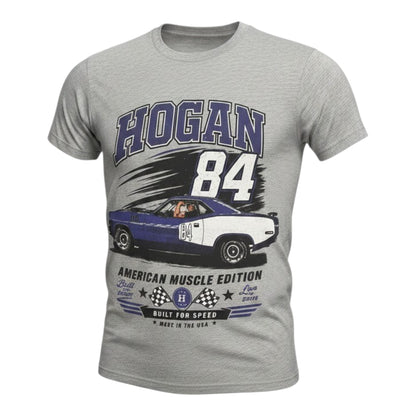 Gray Hogan 84 American Muscle Edition Adult T-Shirt
