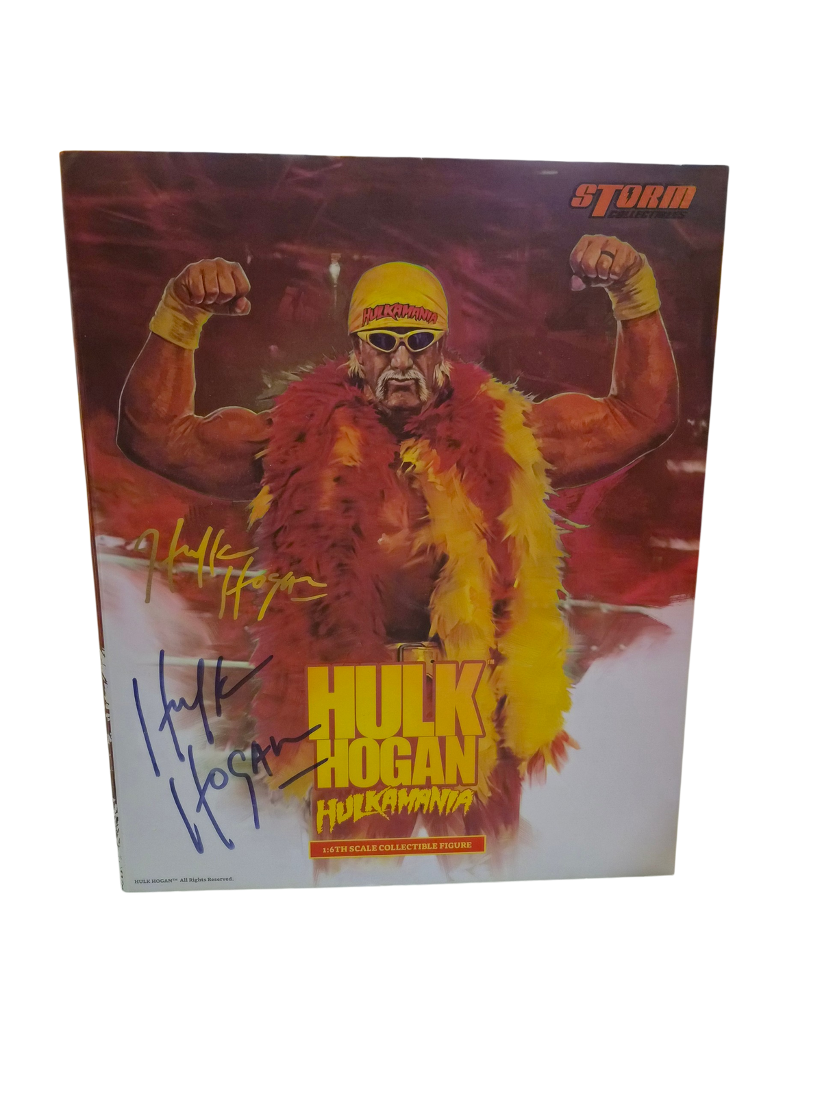 Signed 1:6 Scale Hulk Hogan Storm Figure