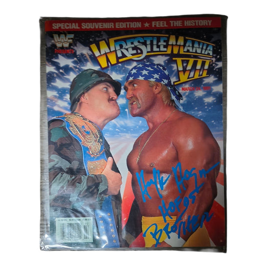 WrestleMania VII Signed Program
