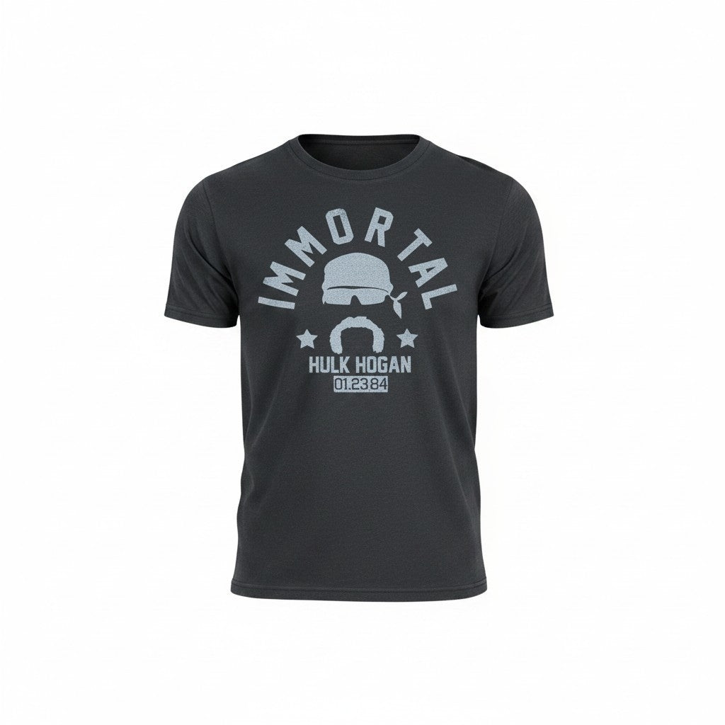 Heather Black Immortal Adult T-Shirt