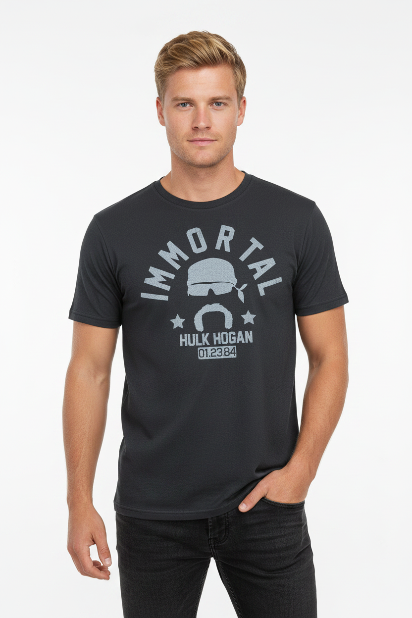 Heather Black Immortal Adult T-Shirt