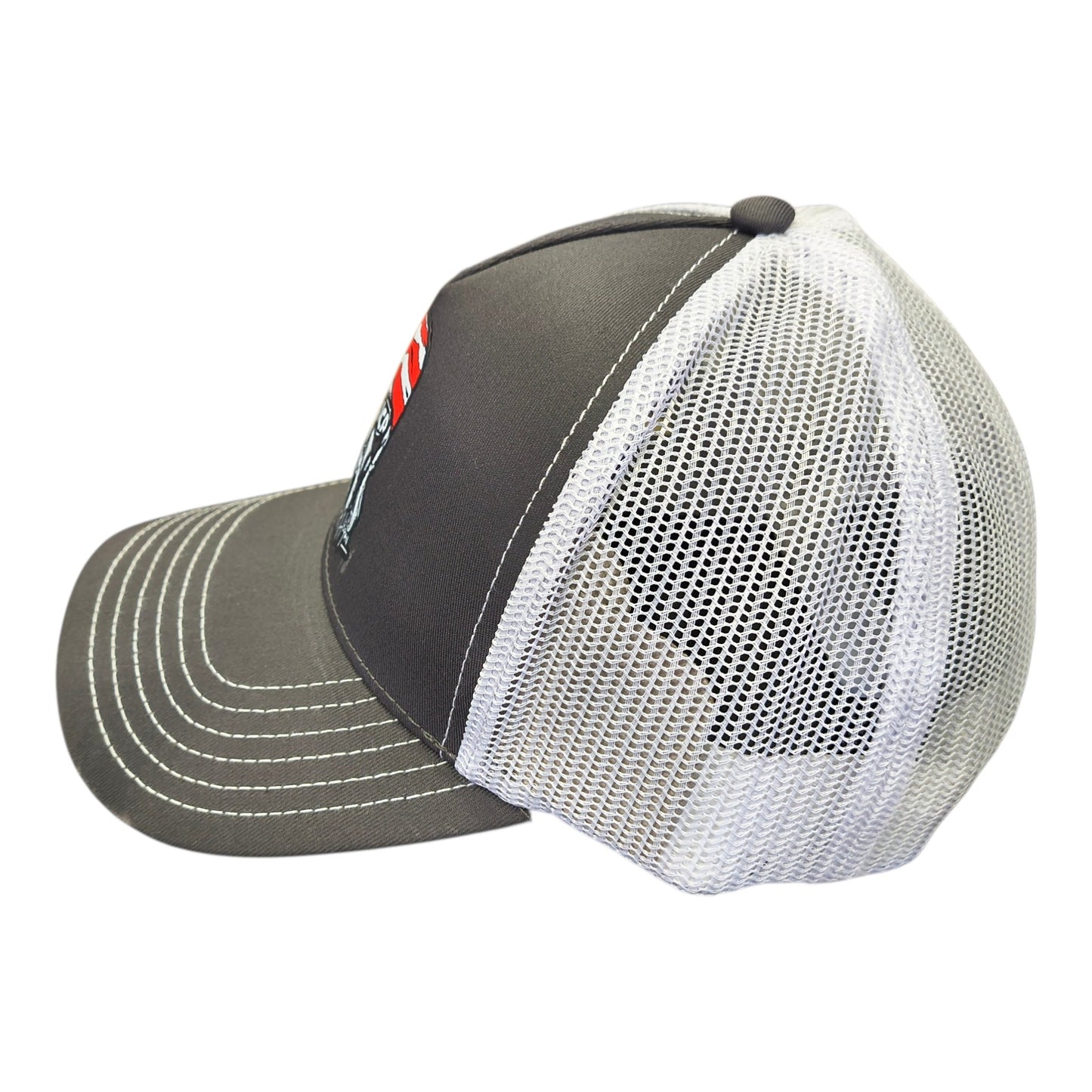 Gray/White Hollywood Hulk Hogan Merica Trucker Hat
