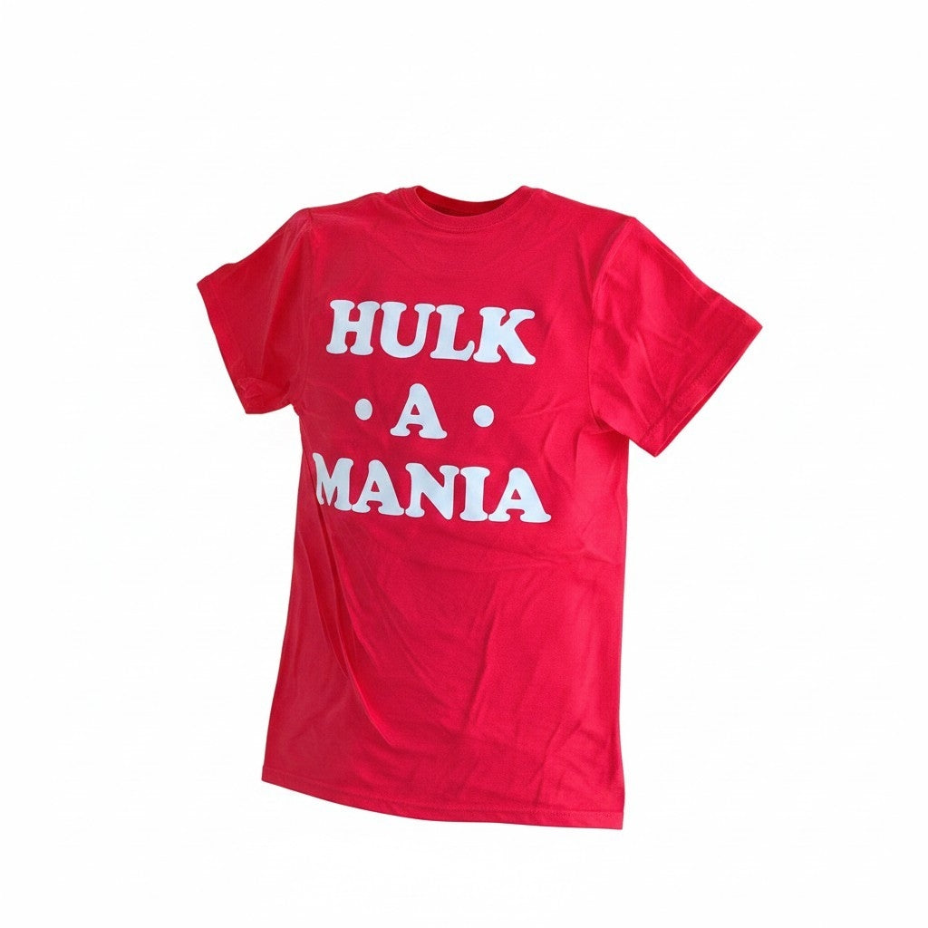 Red American Made Hulkamania Adult T-Shirt