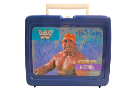 Hulk Hogan Signed Vintage Thermos Lunch Box