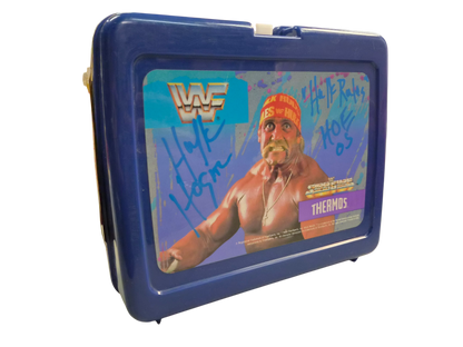 Hulk Hogan Signed Vintage Thermos Lunch Box