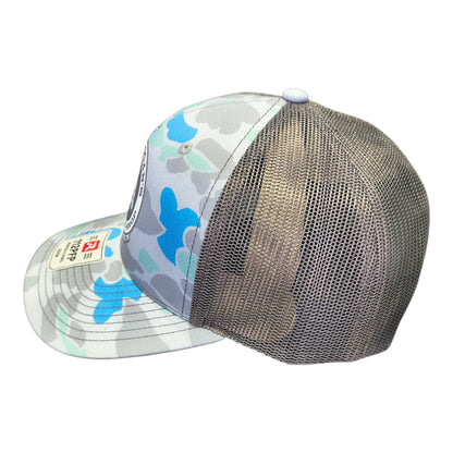 Richardson Gray/Blue/Mint Wrestling Shop Trucker Hat