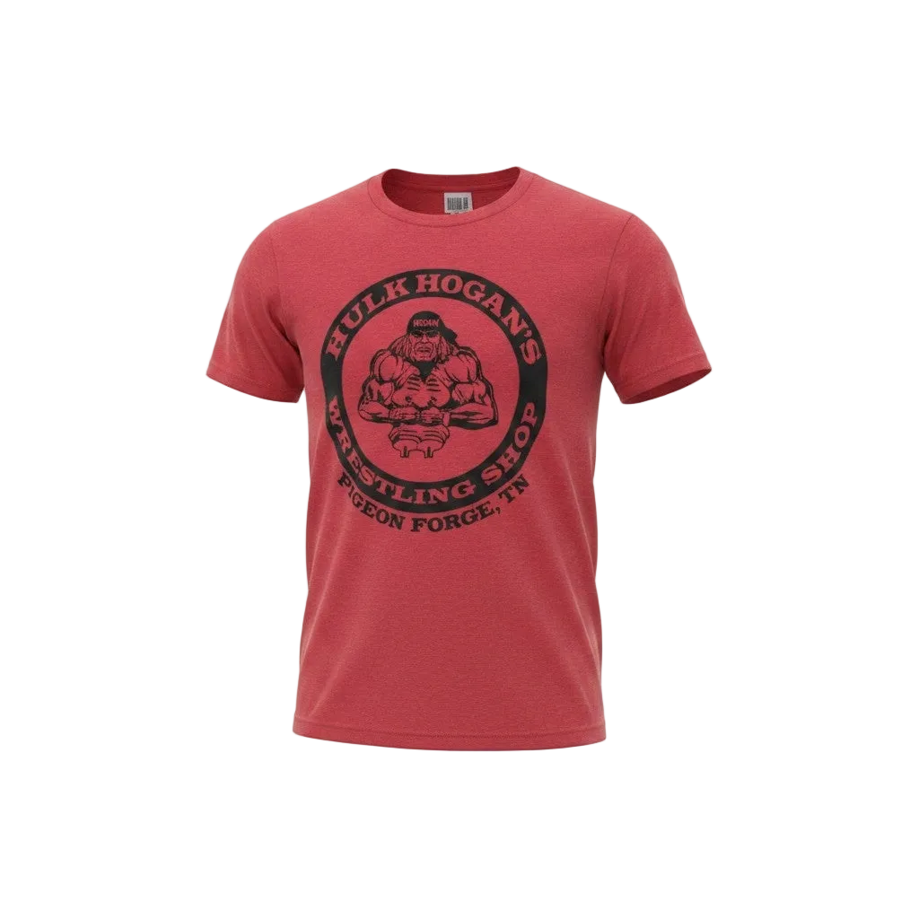 Red HBS Circle Crab Adult T-Shirt