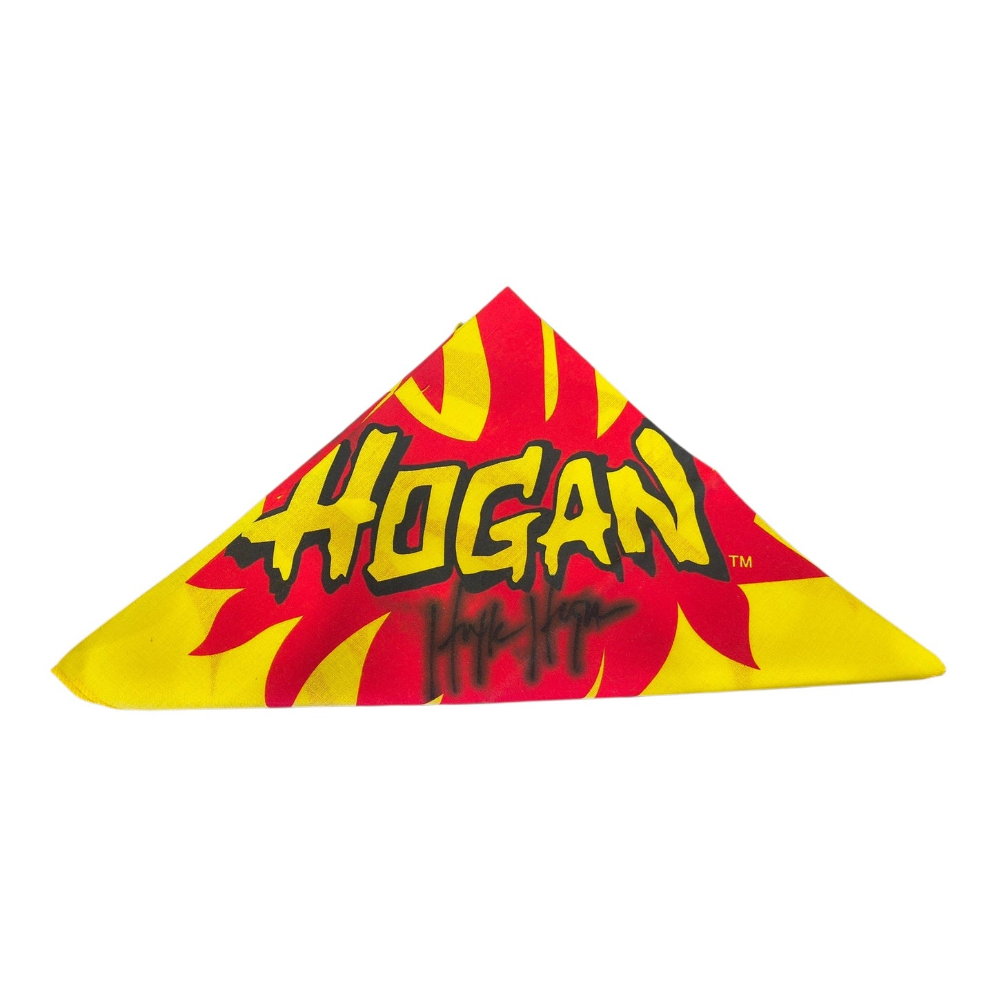 Signed Hogan Flame Bandana