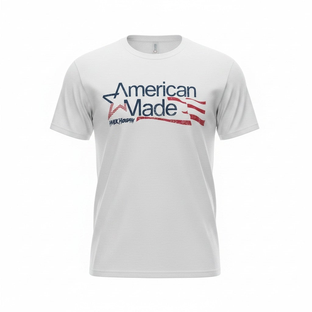 American Made Adult T-Shirt – Hulk Hogan's Wrestling Shop