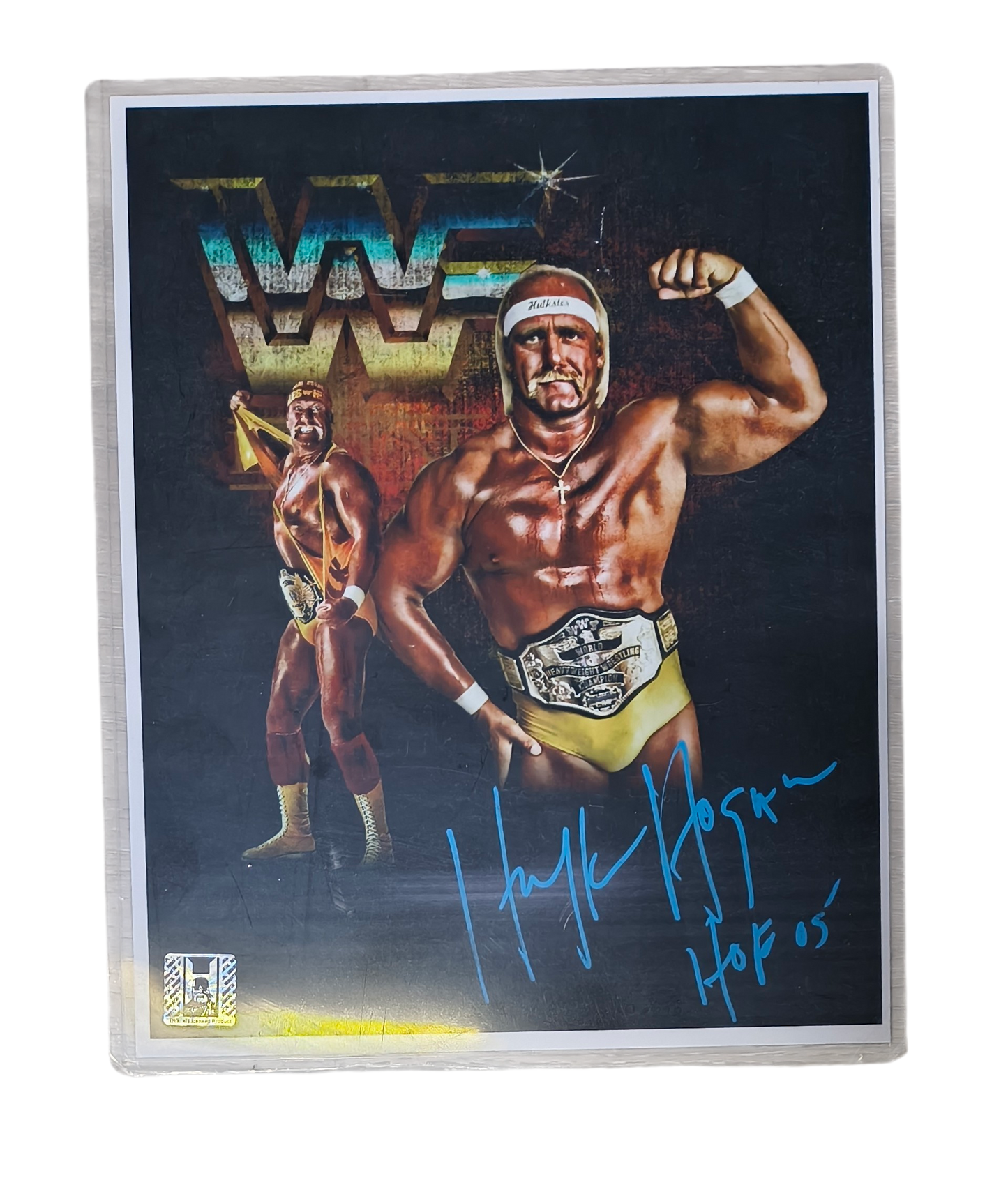 Hulk WWF Signed 8x10 Photo