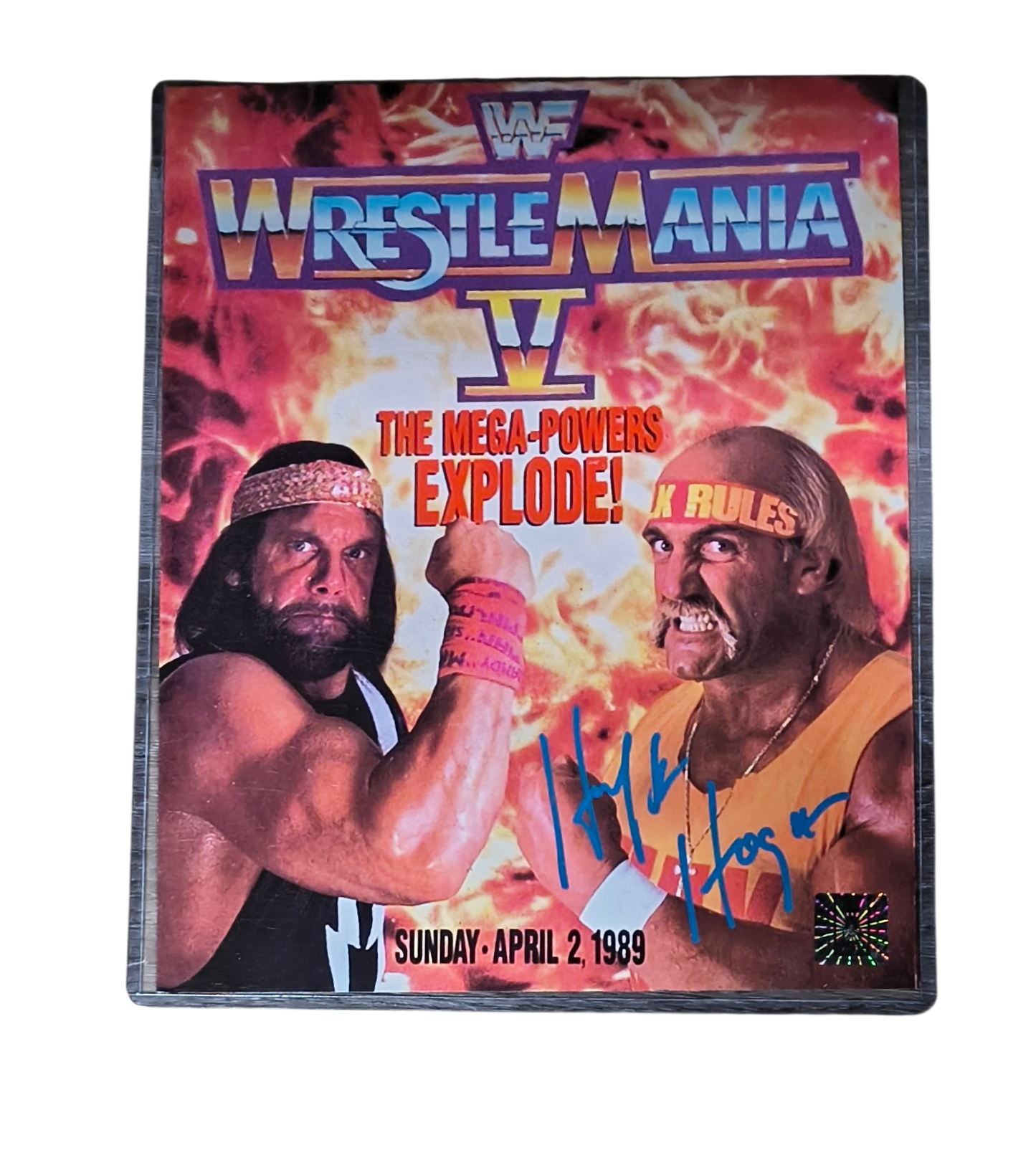 WrestleMania V Signed 8x10 Photo