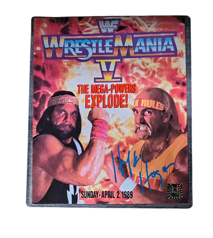 WrestleMania V Signed 8x10 Photo