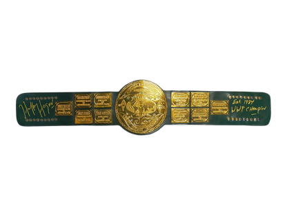 Signed Big Green Replica Title Belt