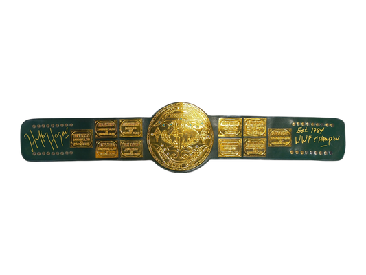 Signed Big Green Replica Title Belt