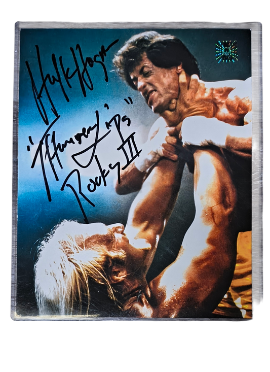 Rocky III Choke Pose Signed 8x10 Photo