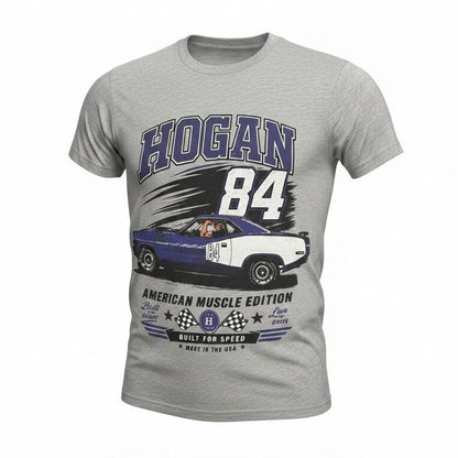 Gray Hogan 84 American Muscle Edition Adult T-Shirt
