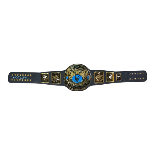 Stone Cold Steve Austin Signed WWF Figures Toy Company Attitude Era Replica Title Belt