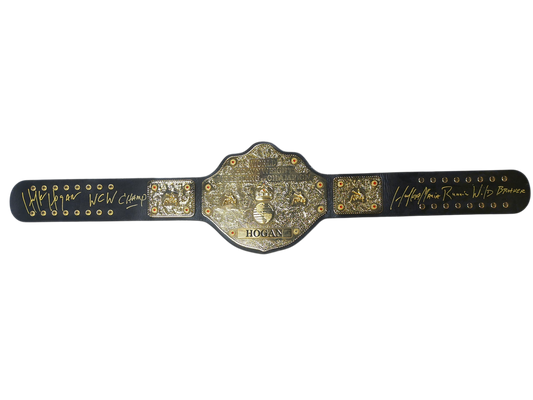 Signed Big Gold Replica Title Belt