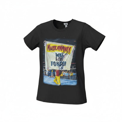 Black Hulkamania Will Live Forever Adult T-Shirt