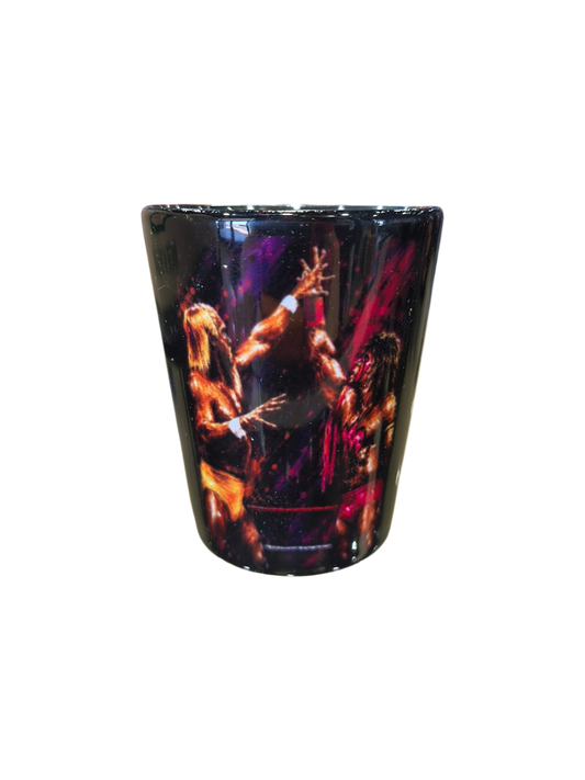 Warrior Hogan Art Shot Glass