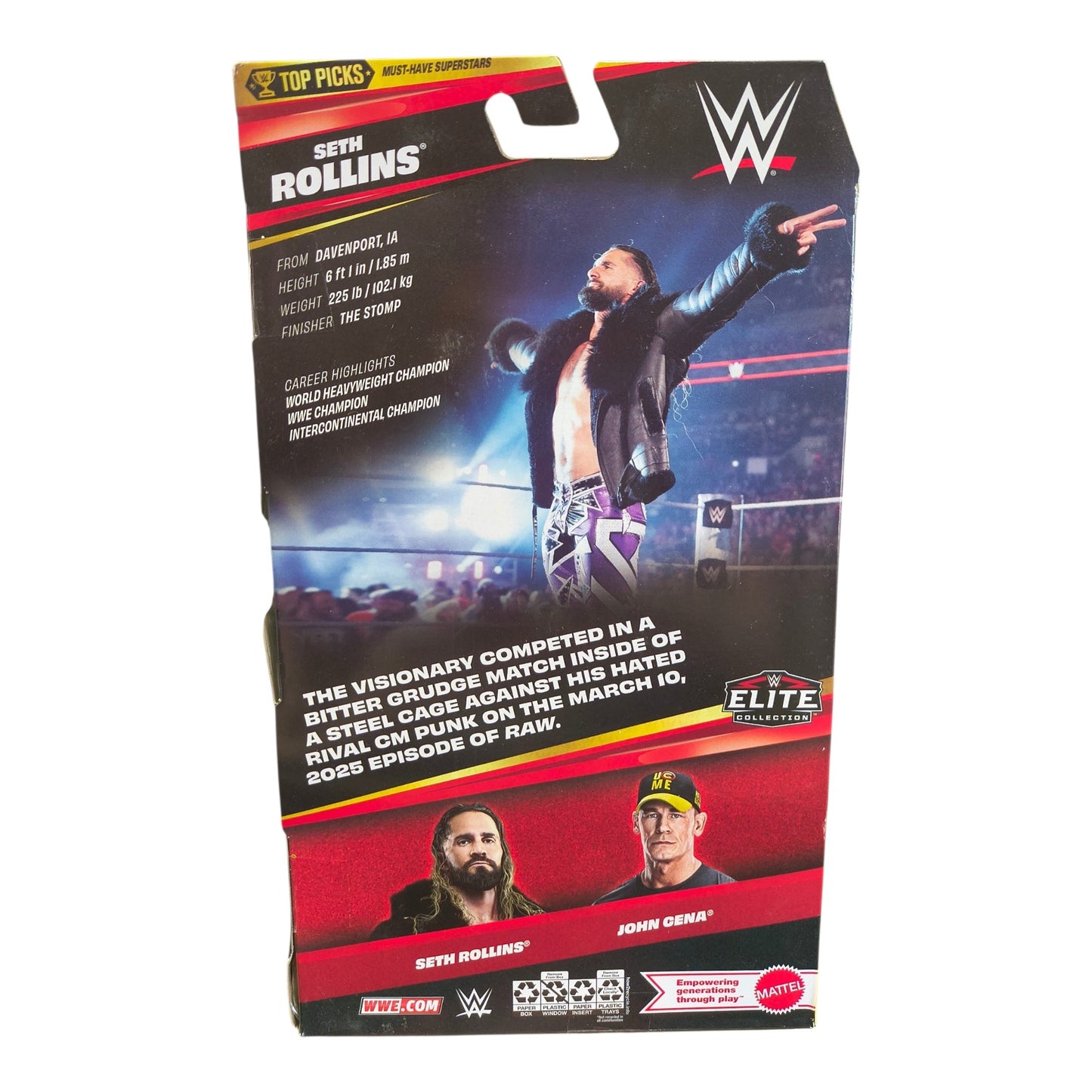 WWE Elite Collection Top Picks Seth Rollins Action Figure