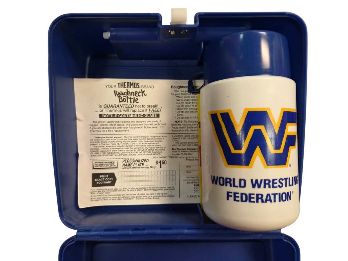 Hulk Hogan Signed Vintage Thermos Lunch Box