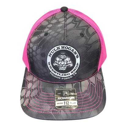 Richardson Gray/Pink Wrestling Shop Trucker Hat