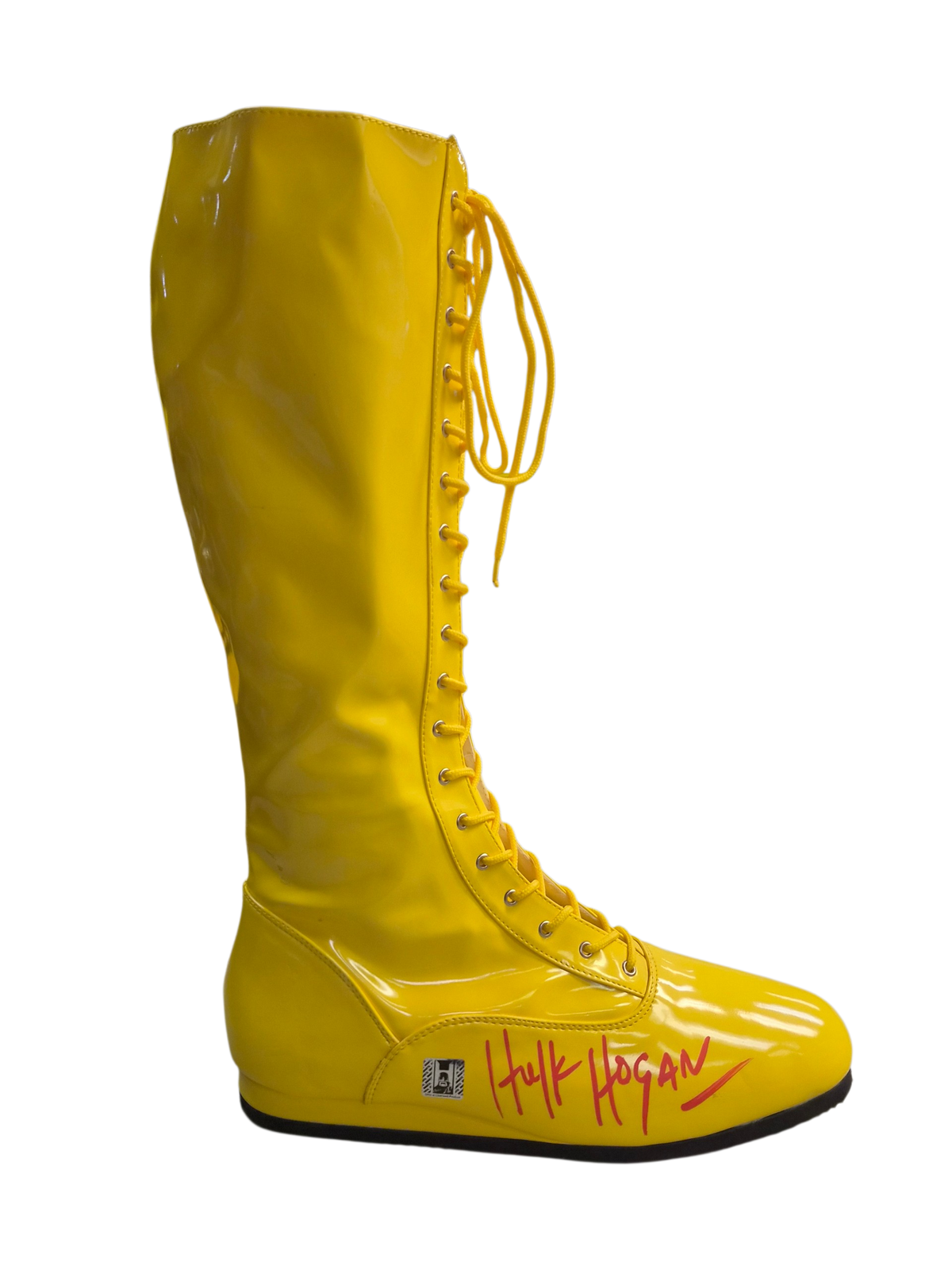 Signed wrestling boot