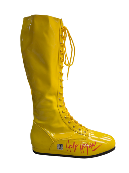 Signed wrestling boot