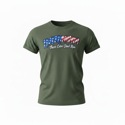 Green Flag Hulkamania These Colors Don't Run Adult T-Shirt