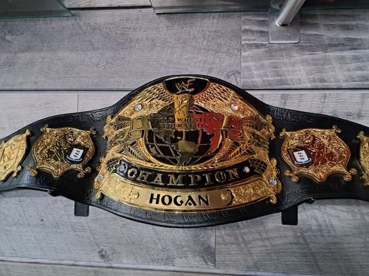 24kt Gold Plated Hulk Hogan Undisputed World Heavyweight Championship UNSIGNED Replica Title Belt